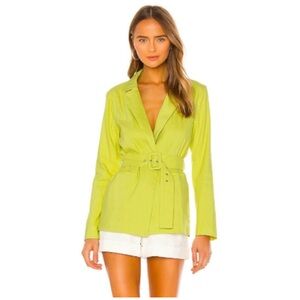 NWT Lovers + Friends Galvin Belted Blazer S